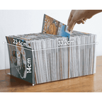 Shimoyama Clear Storage Box With Handles 33.2x23x14cm