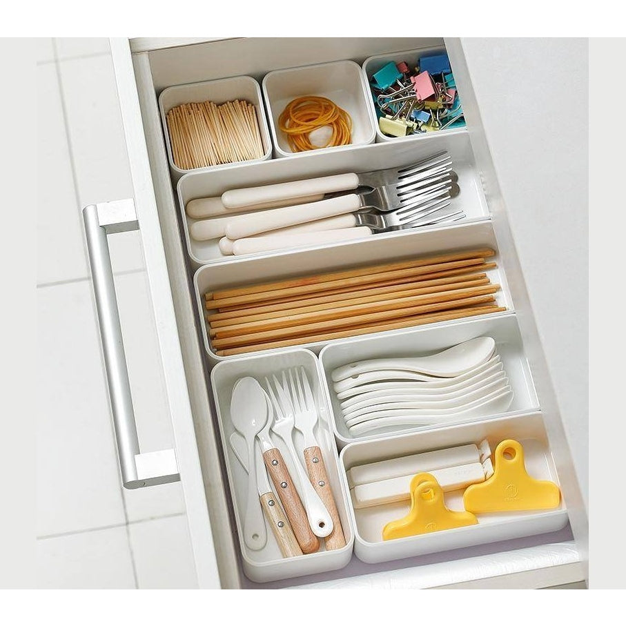 Shimoyama Desktop Storage Box White L