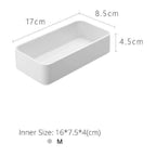 Shimoyama Desktop Storage Box White M