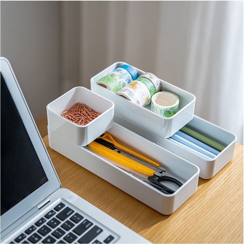 Shimoyama Desktop Storage Box White S