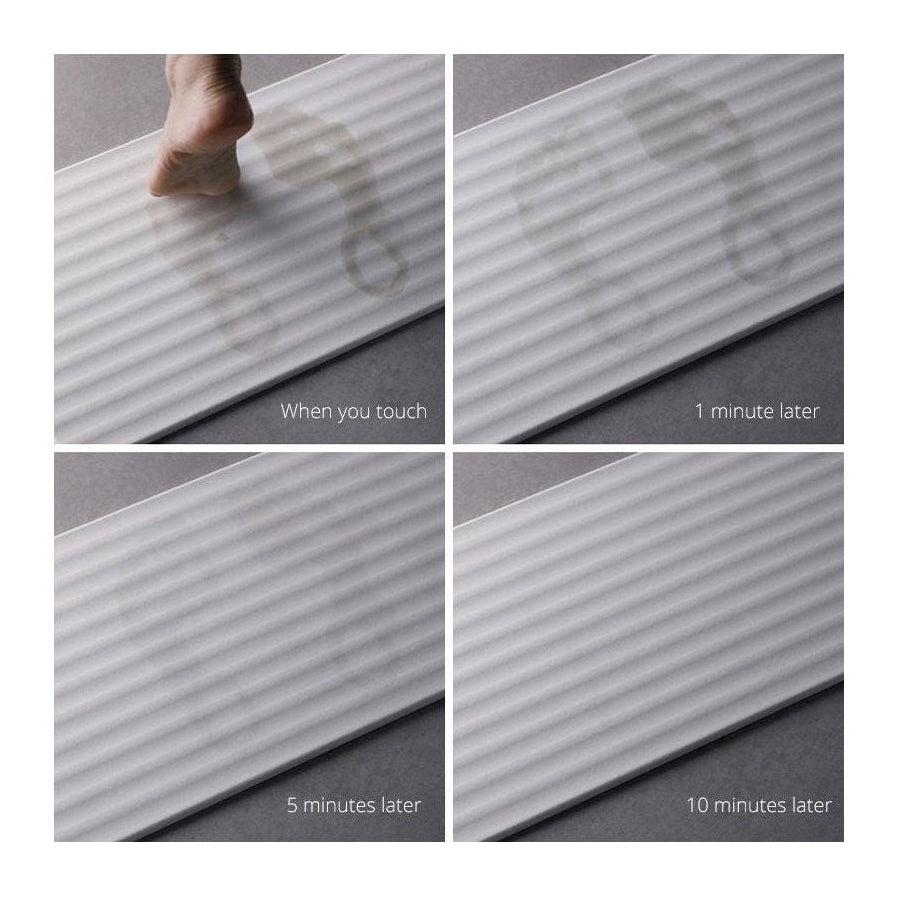 Shimoyama Diatomite Wave Bath Mat