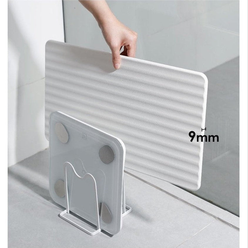 Shimoyama Diatomite Wave Bath Mat