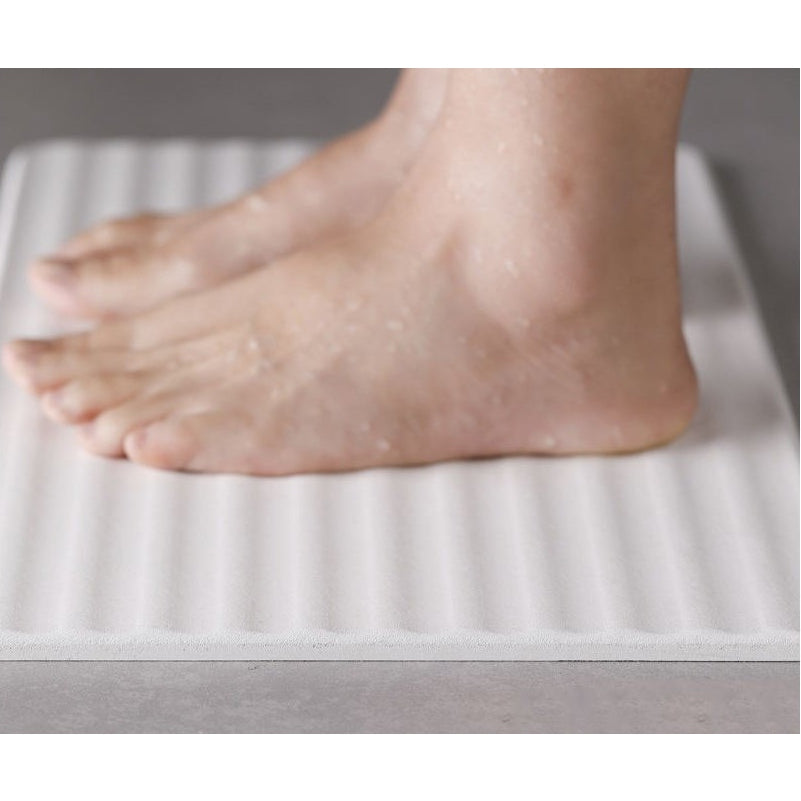 Shimoyama Diatomite Wave Bath Mat