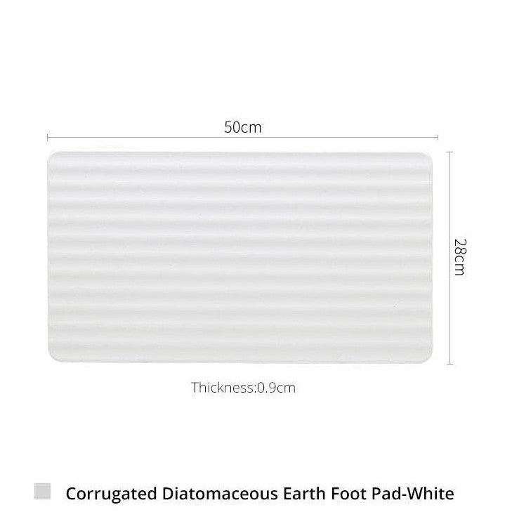 Shimoyama Diatomite Wave Bath Mat