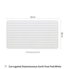 Shimoyama Diatomite Wave Bath Mat