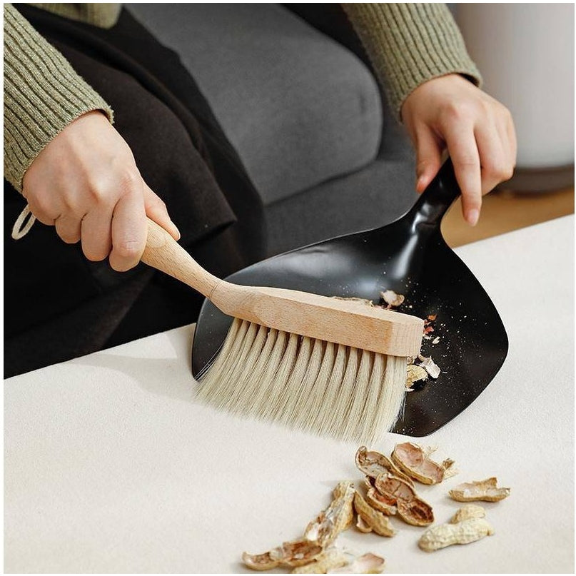 Shimoyama Beech Broom and Dustpan Set