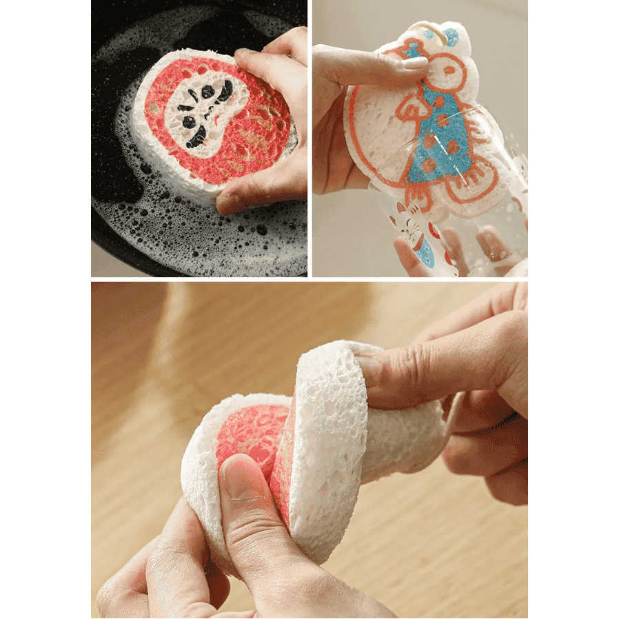 Shimoyama Expandable Cleaning Sponge