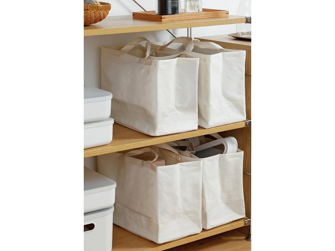 Shimoyama Fabric Storage Bag with Handle