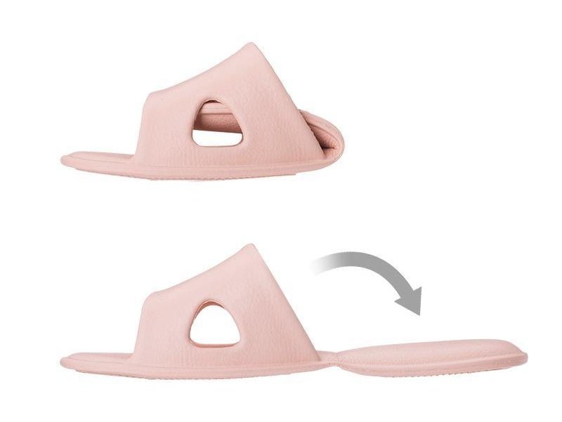 Shimoyama Foldable Bathroom Slippers Pink