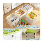 Shimoyama Foldable Brick Toy Storage Box 25L