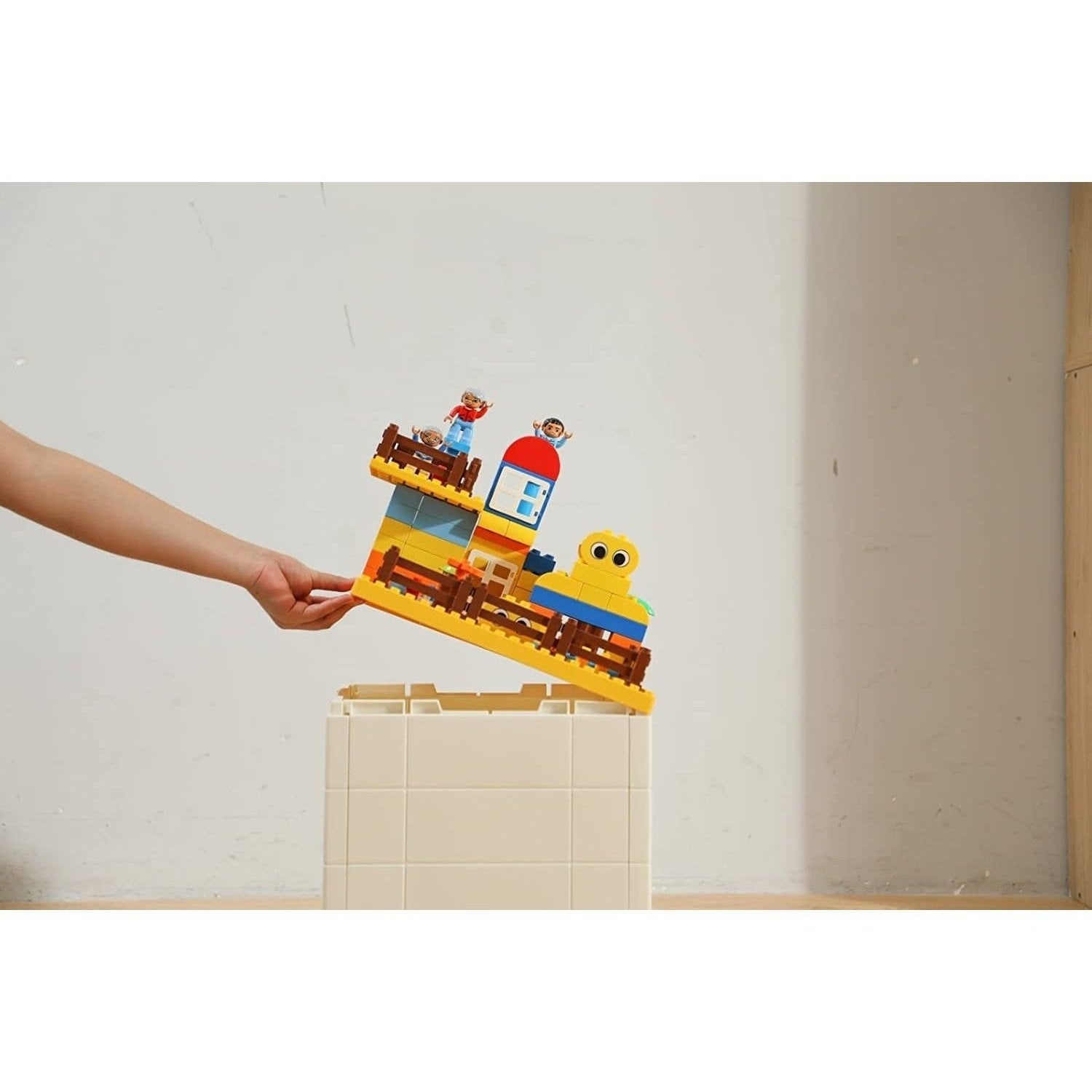 Shimoyama Foldable Brick Toy Storage Box 25L