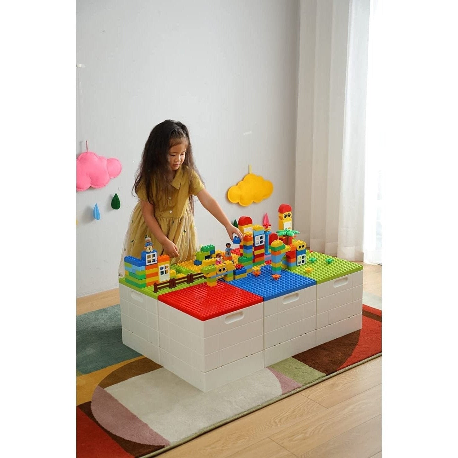 Shimoyama Foldable Brick Toy Storage Box 25L