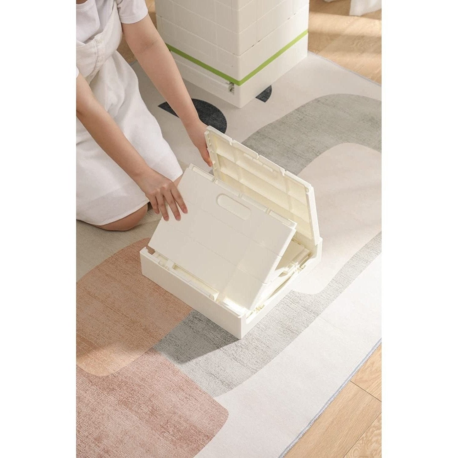 Shimoyama Foldable Brick Toy Storage Box 25L