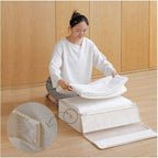 Shimoyama Foldable Linen Storage Box with Zipper 54x44x18
