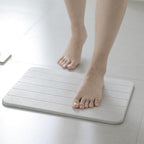 Shimoyama Grey Diatomite Bathmat Pad L
