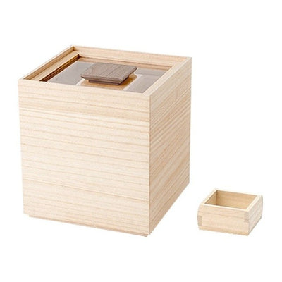 Shimoyama Hinoki Rice Storage Container 5kg - MINIMARU