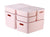 Shimoyama Large Shallow Storage Box Pink