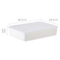 Shimoyama Large Shallow Storage Box White
