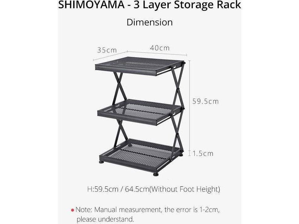 Shimoyama Layer Foldable Storage Rack