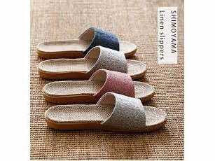 Shimoyama Linen Slippers Grey