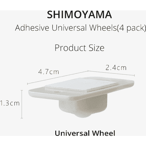Shimoyama Multi-functional Ball Transfer Universal Wheel 4pcs