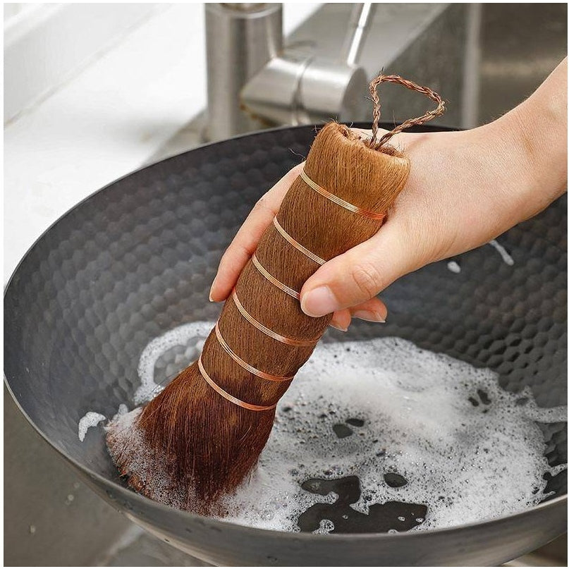 Shimoyama Palm Cleaning Pot Brush
