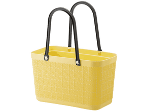 Shimoyama Plastic Shopping Basket Small Yellow
