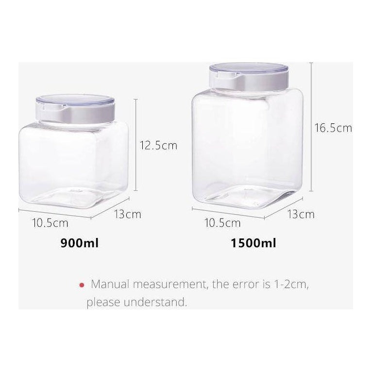 Shimoyama Plastic Storage Jar 1500ml