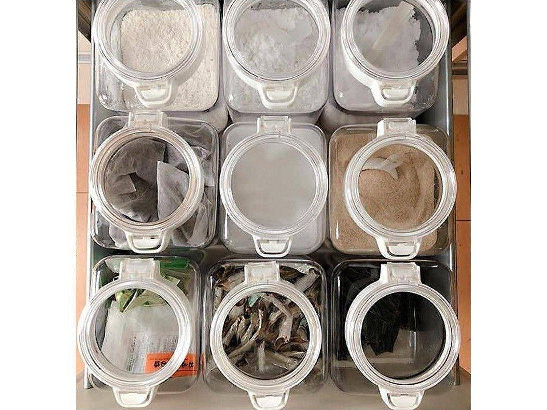 Shimoyama Plastic Storage Jar ml