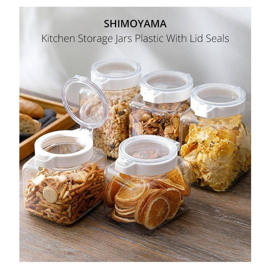 Shimoyama Plastic Storage Jar 900ml