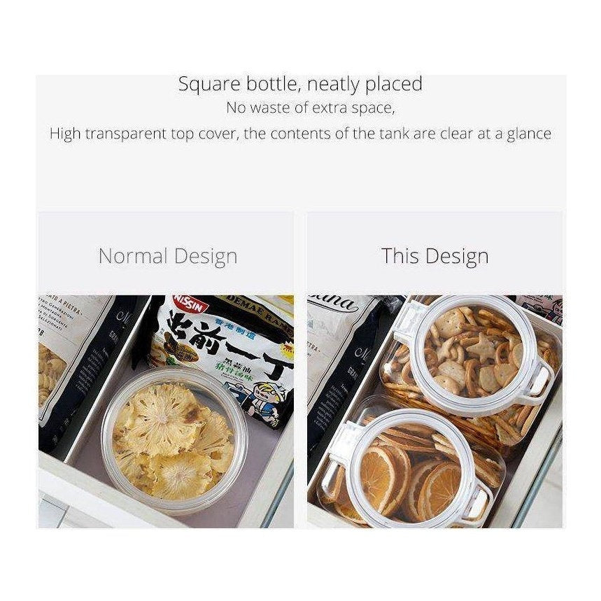 Shimoyama Plastic Storage Jar 900ml