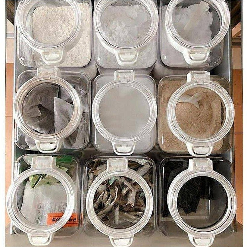 Shimoyama Plastic Storage Jar 900ml