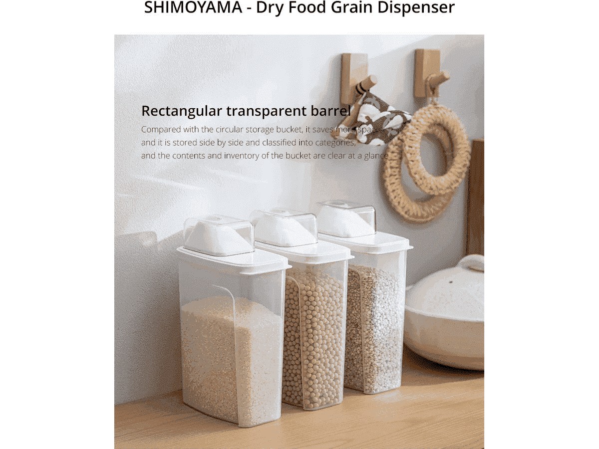 Shimoyama Rice Storage Container 12L - MINIMARU