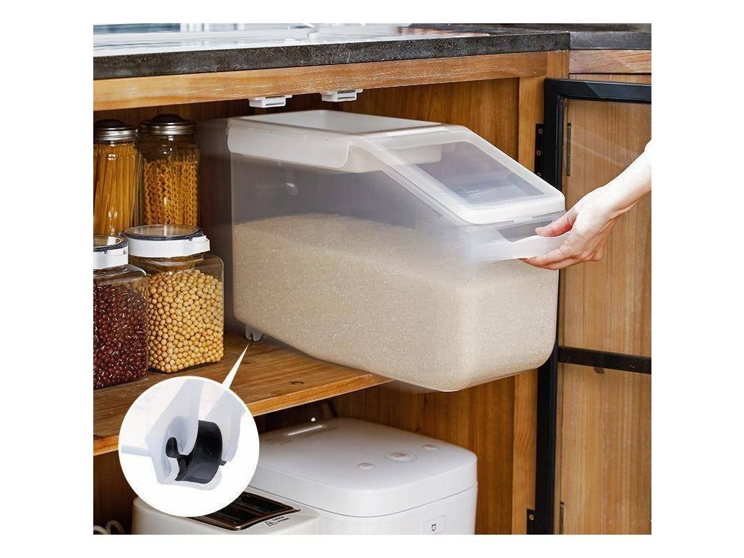 HANAMYA Rice Storage Container with Measuring Cup - On Sale - Bed Bath &  Beyond - 38200117