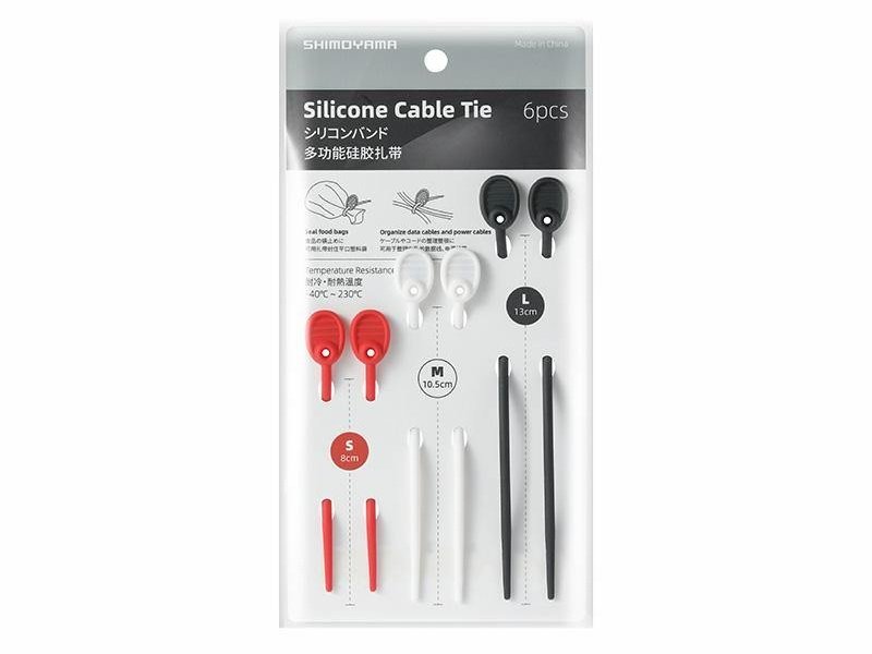 Shimoyama Silicone Cable Tie Set