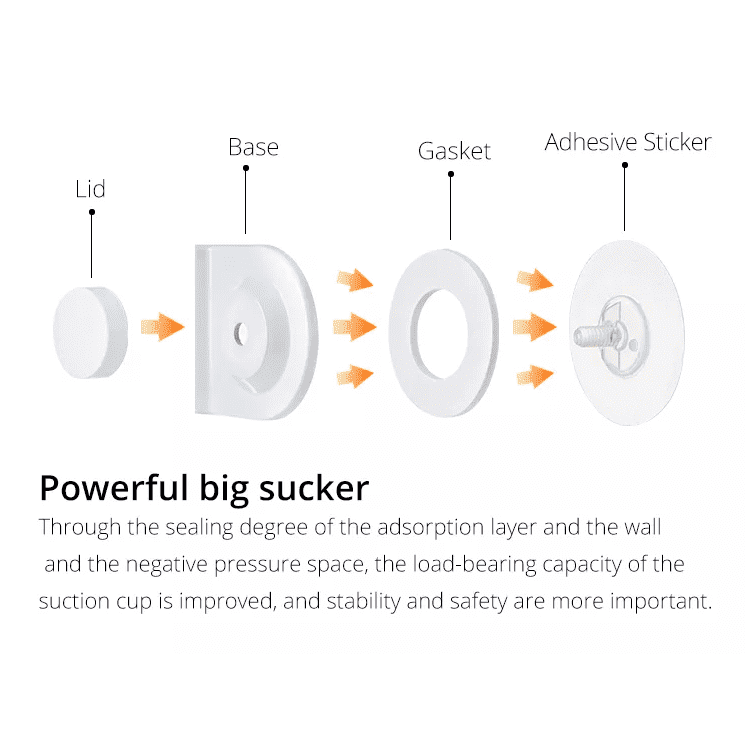 Shimoyama Suction Cup Mop Rack