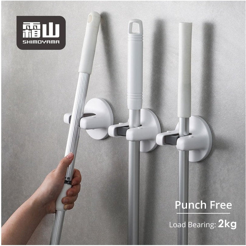 Shimoyama Wall Adhesive Mop Clip Hook