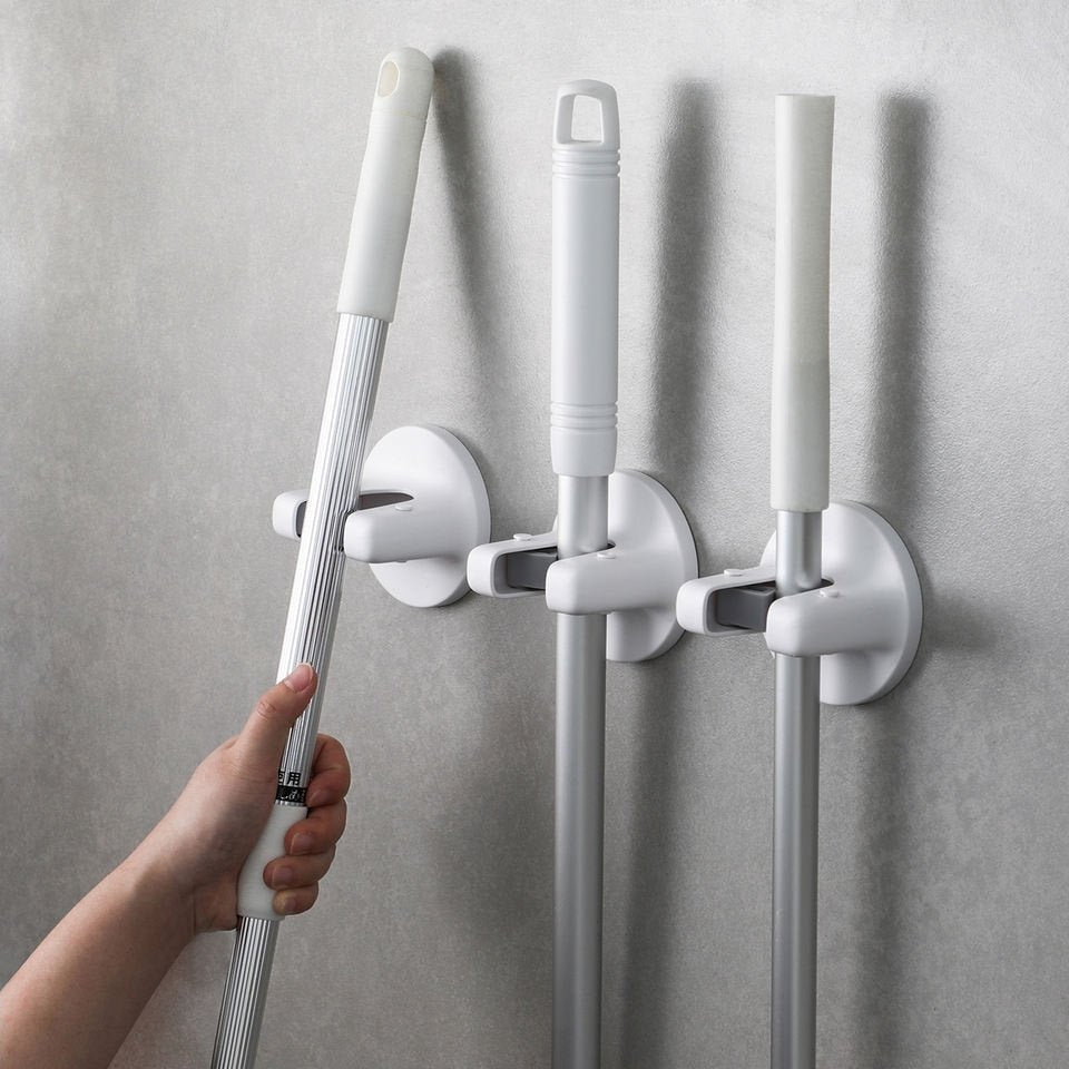 Shimoyama Wall Adhesive Mop Clip Hook