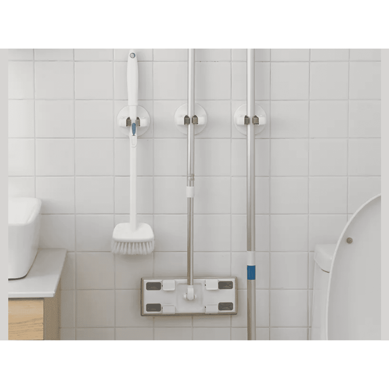 Shimoyama Wall Adhesive Mop Clip Hook