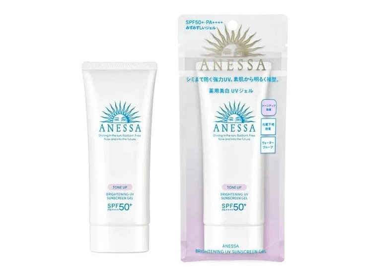 Shiseido Anessa Brightening UV Tone Up Sunscreen Gel SPF50 PA+++ 90g