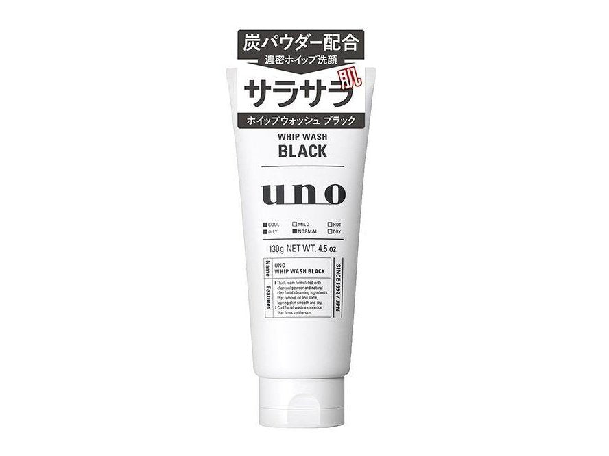 Shiseido UNO whip wash, black