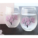 Shun Japan Marumo Takagi Pottery Sakara Colour Changing Rounded Glass 2pc Set