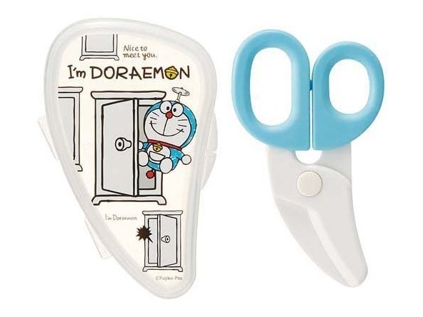 Skater Doraemon Baby Food Scissors