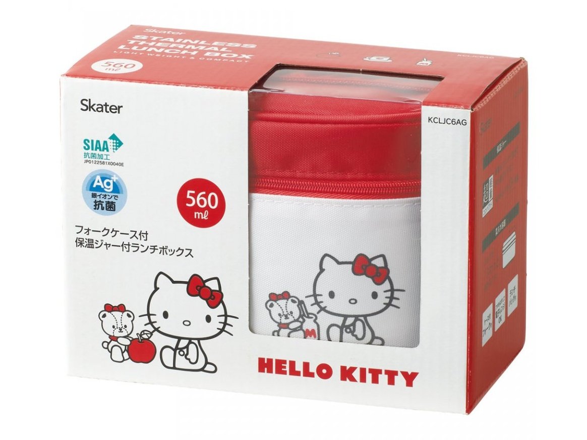 Skater Hello Kitty Lunch Box 450ml As Shown in Figure One Size
