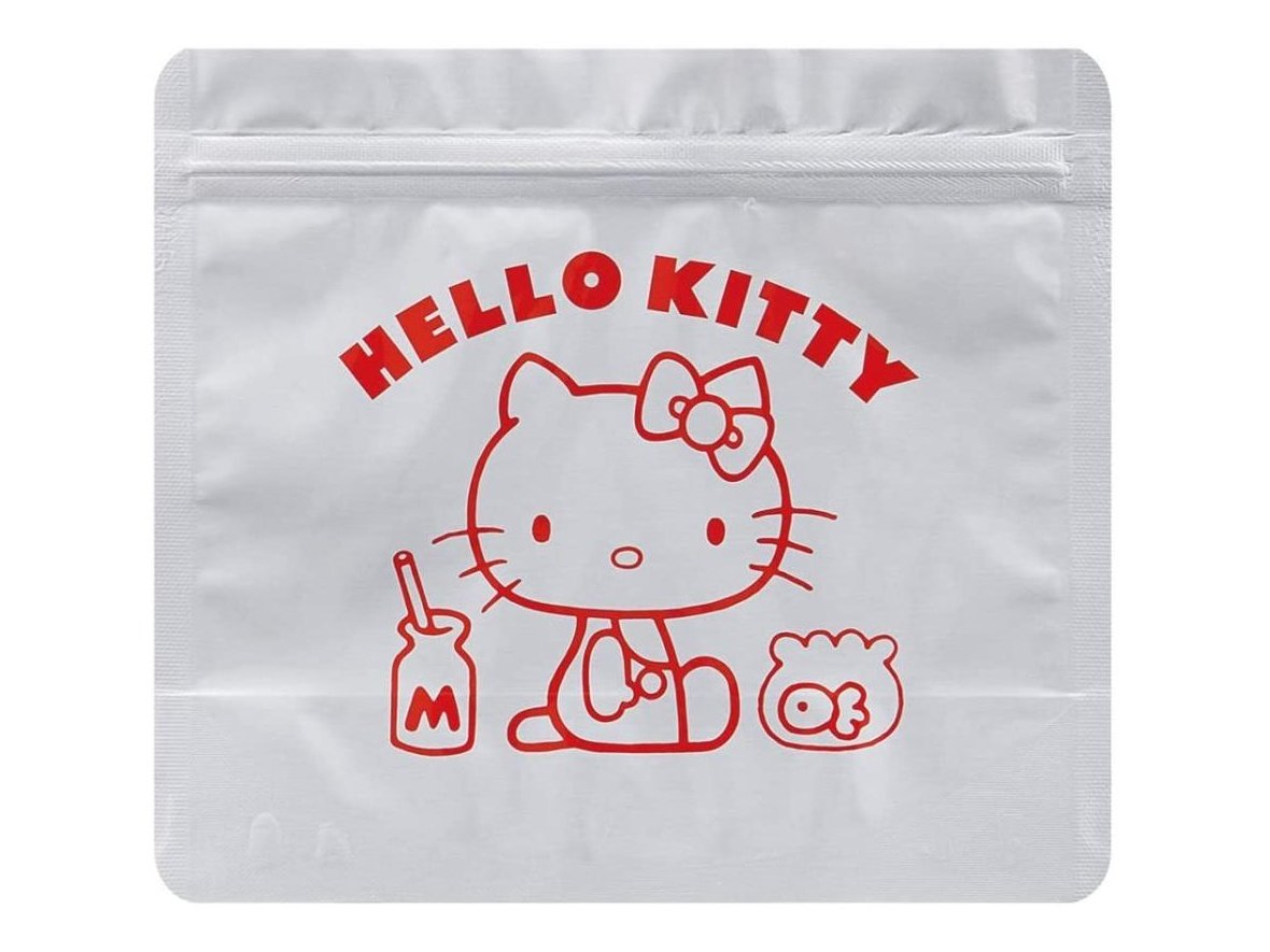 Skater Hello Kitty Aluminium Storage Zipper Bag 5pcs