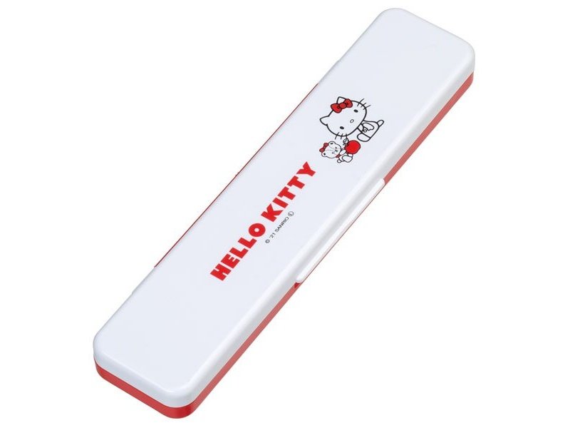 Skater Hello Kitty Chopstick Spoon Set