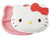 Skater Hello Kitty Face Divided Bento Lunch Box