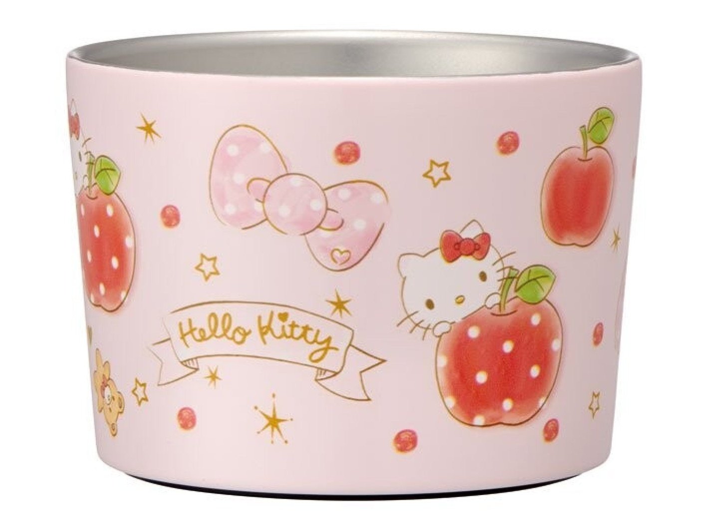 Skater Hello Kitty Happiness Vacuum Stainless Ice-cream Cup