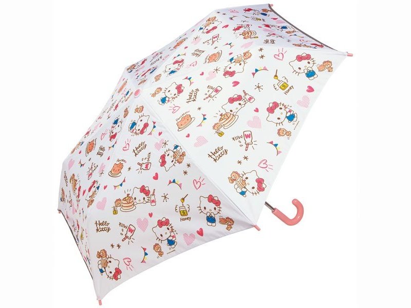 Skater Hello Kitty Kids Folding Umbrella