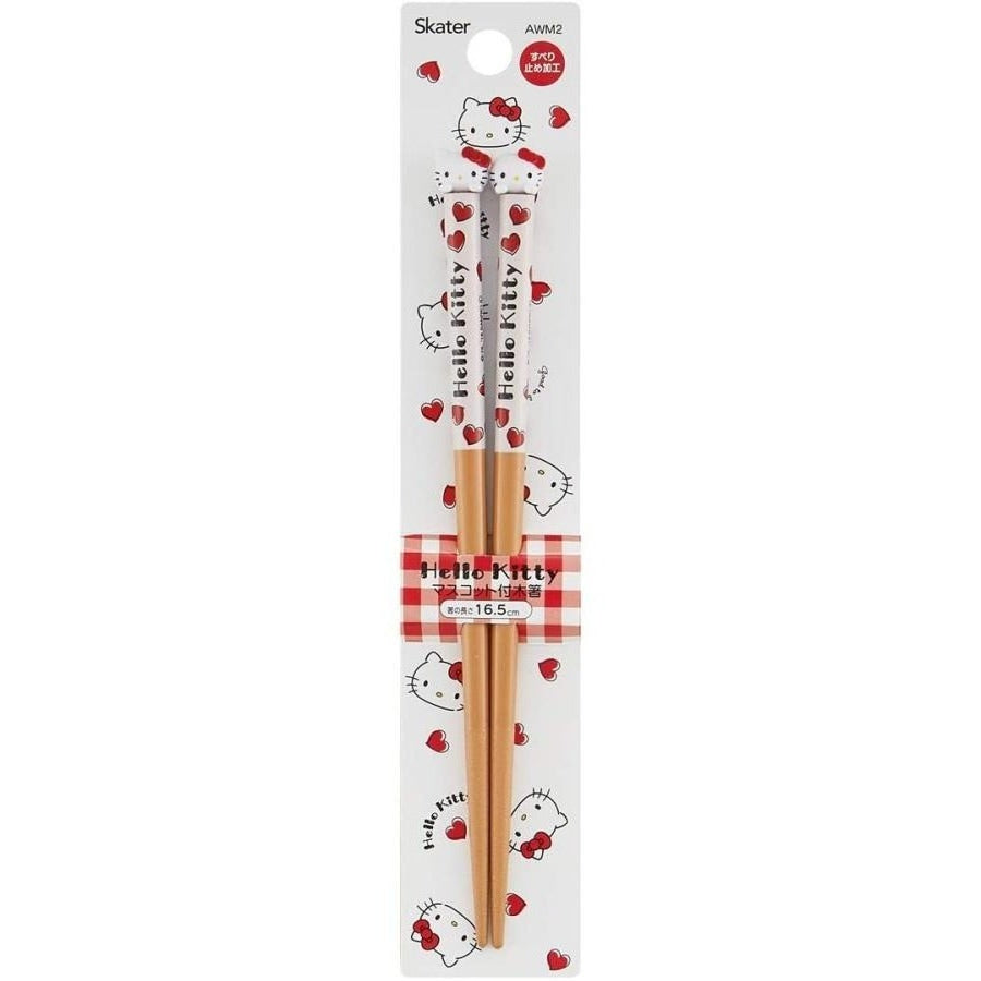 Skater Hello Kitty Mascot Chopsticks 16.5cm